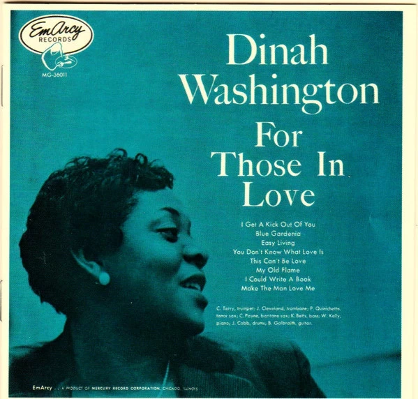 CD Dinah Washington "For Those In Love"